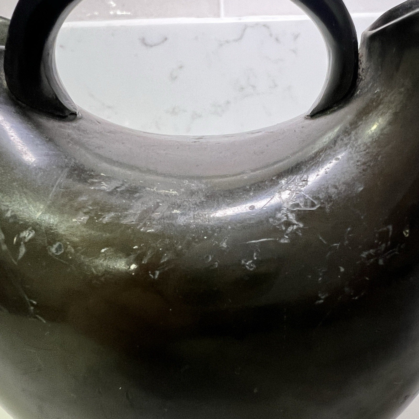 close up of wear and tear vintage condition